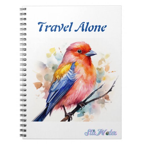 travel alone notebook journal