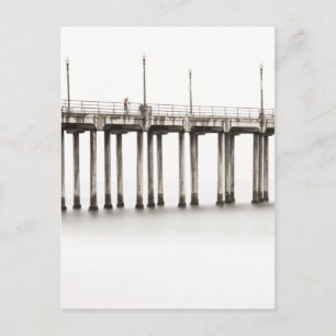 Travel along Huntington beach Pier Postcard