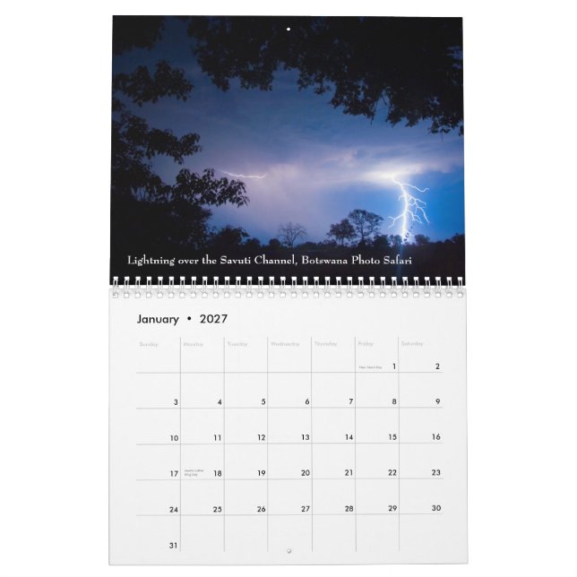 Travel and Nature Calendar 2008 by Cardinal Photo (Jan 2027)