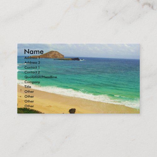 Travel and Tourism Business card