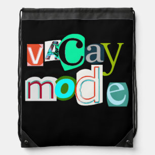 Travel Anywhere Vacay Mode Drawstring Bag
