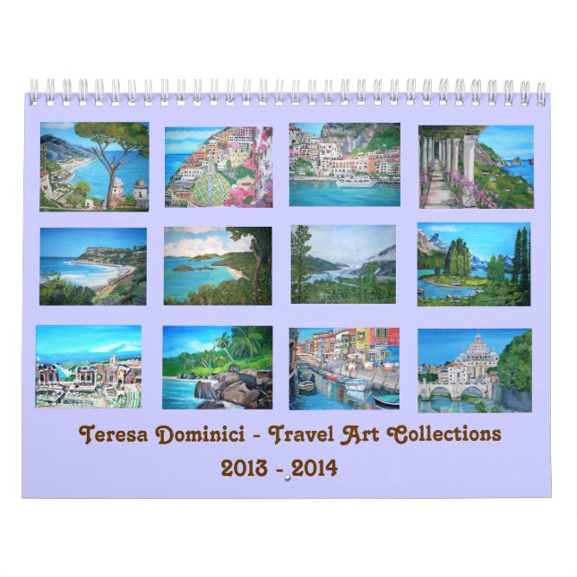 Travel Art Collections 2013-2014 Calendar (Cover)