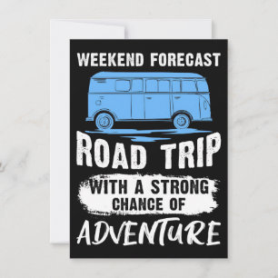 Travel Art Road Trip And Adventure Invitation