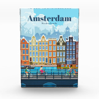 Travel Art Travel To Amsterdam Photo Block