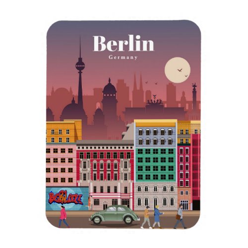 Travel Art Travel To Berlin Germany Magnet