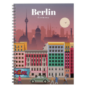 Travel Art Travel To Berlin Germany Notebook