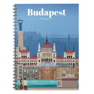 Travel Art Travel To Budapest Notebook