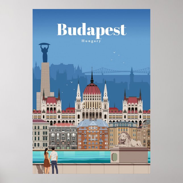 Travel Art Travel To Budapest Poster (Front)