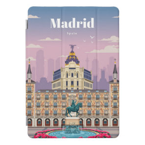 Travel Art Travel To Madrid Spain iPad Pro Cover