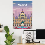Travel Art Travel To Madrid Spain Poster<br><div class="desc">Travel Art Travel To Madrid Spain</div>