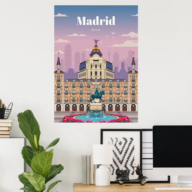 Travel Art Travel To Madrid Spain Poster (Creator Uploaded)