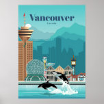 Travel Art Travel To Vancouver Poster<br><div class="desc">Travel Art Travel To Vancouver</div>