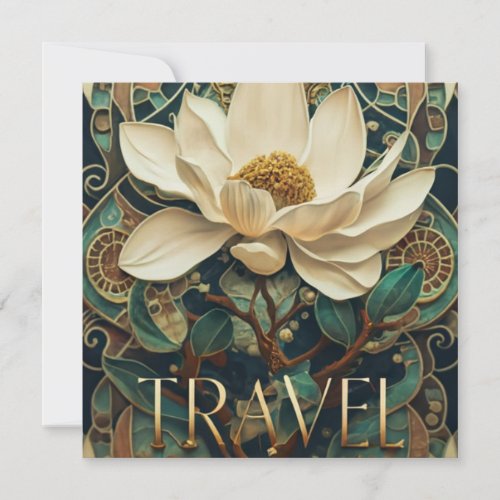 Travel Artwork Save The Date