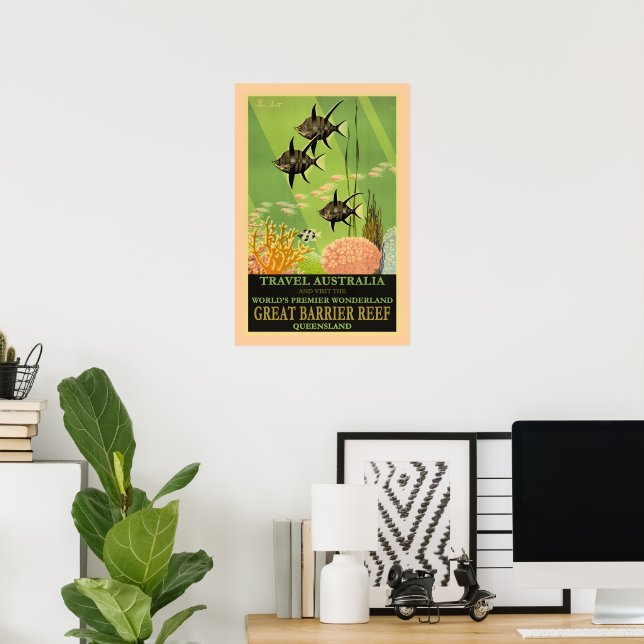 Travel Australia, Great Barrier Reef, Poster (Home Office)