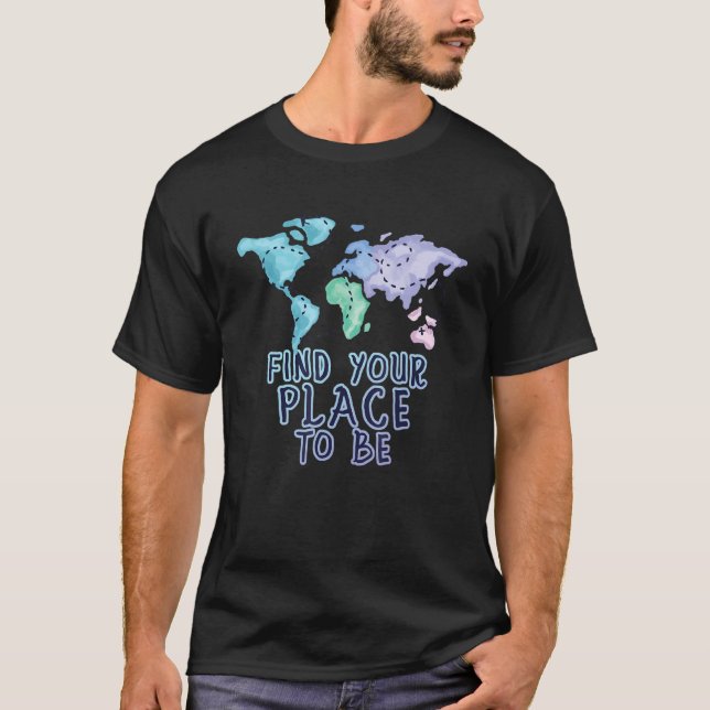 Travel Backpacking Culture Countries Religion Wand T-Shirt (Front)