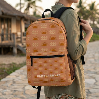 travel backpacks modern - Terracotta Vacation Boho