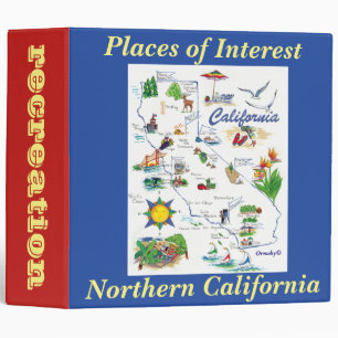 Travel Binder, Northern California Binder