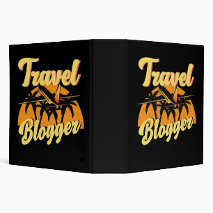 Travel Blogger 3 Ring Binder