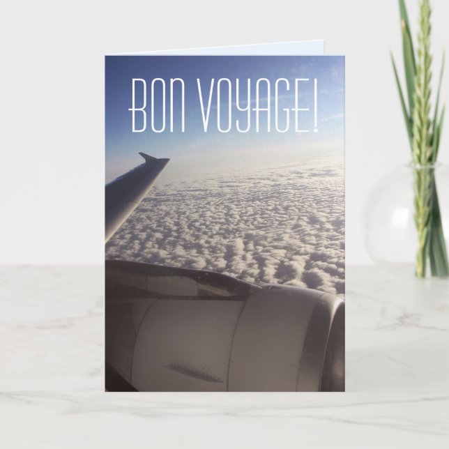 Travel Bon Voyage Card (Front)