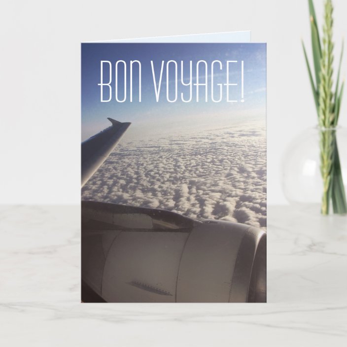 Travel Bon Voyage Card | Zazzle.com