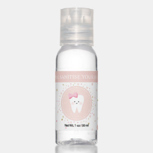 Travel Bottle Sanitizer for the Forst Tooth party.