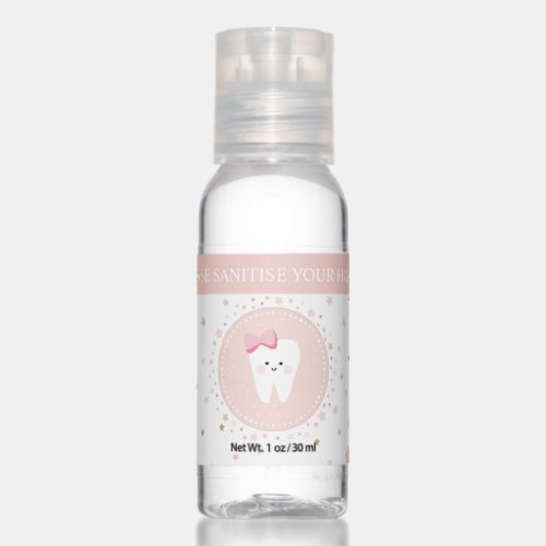 Travel Bottle Sanitizer for the Forst Tooth party