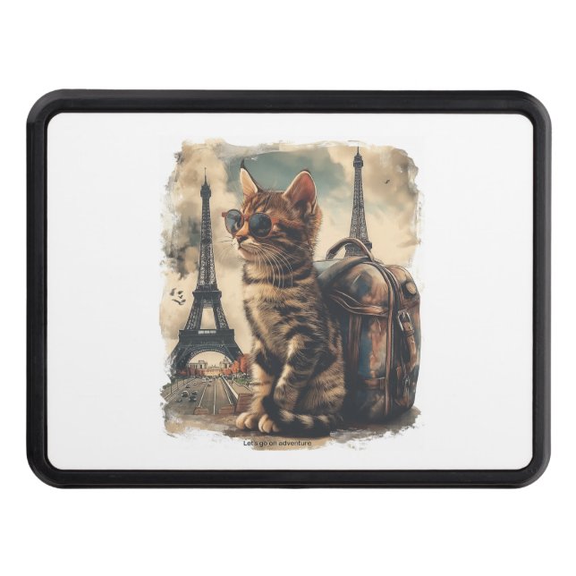 Travel Buddy Cat Hitch Cover (Front)