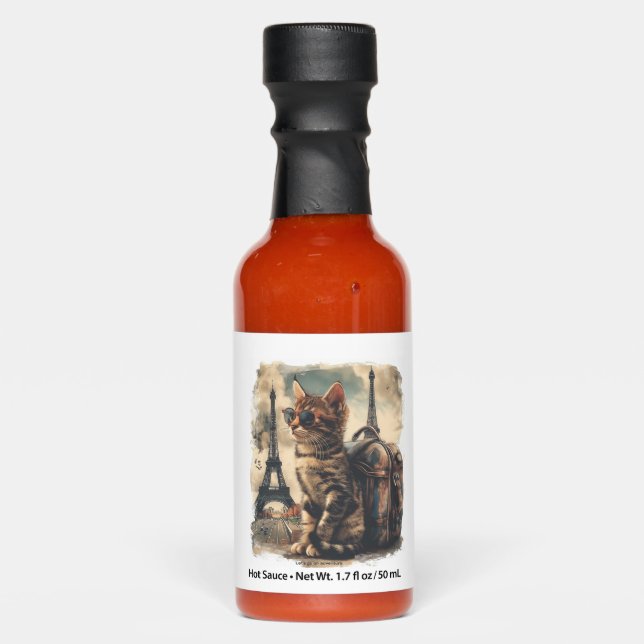 Travel Buddy Cat Hot Sauces (Front)