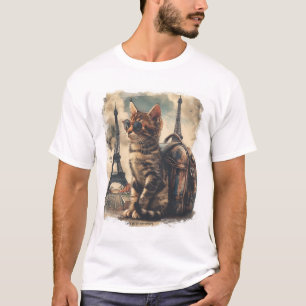 Travel Buddy Cat T-Shirt