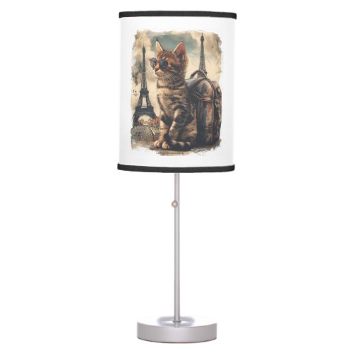 Travel Buddy Cat Table Lamp