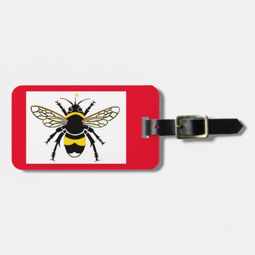 Travel bug  Bumble BEE_ Wildlife _Red Luggage Tag