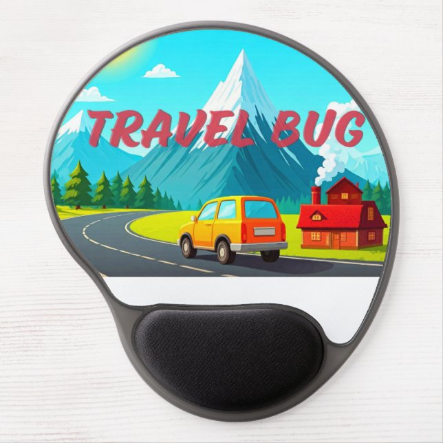 Travel Bug Mouse Pad (Front)