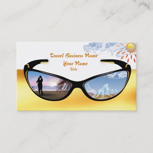 Customizable Travel Business Business Card