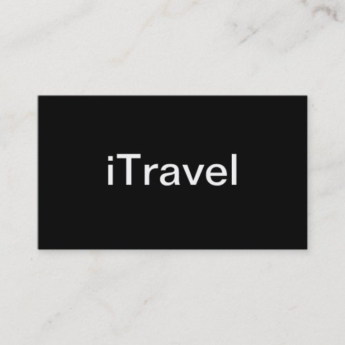 Travel Business Card