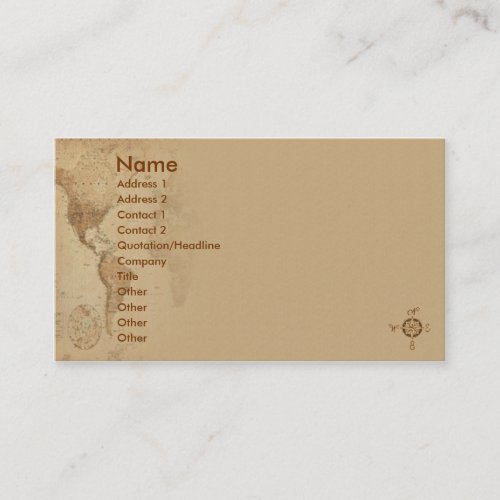 Travel Business Card