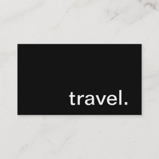 Travel Business Card