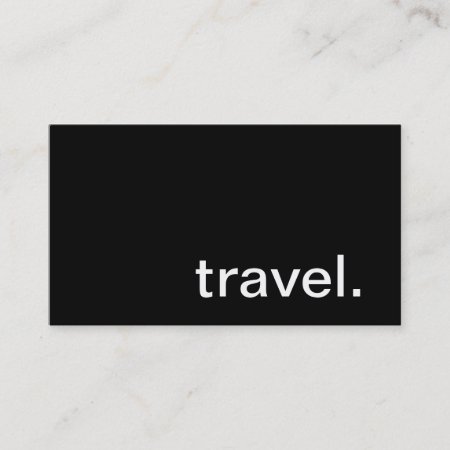 Travel Business Card