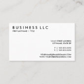 travel. business card (Back)
