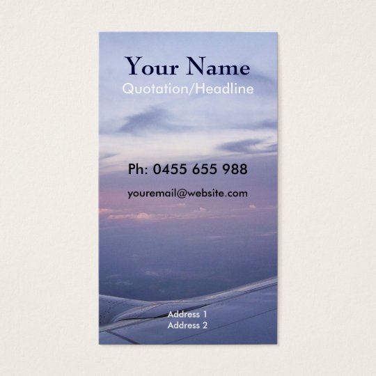 Travel Business/Profile Card