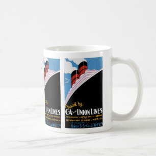Travel by CA and Union Lines Coffee Mug