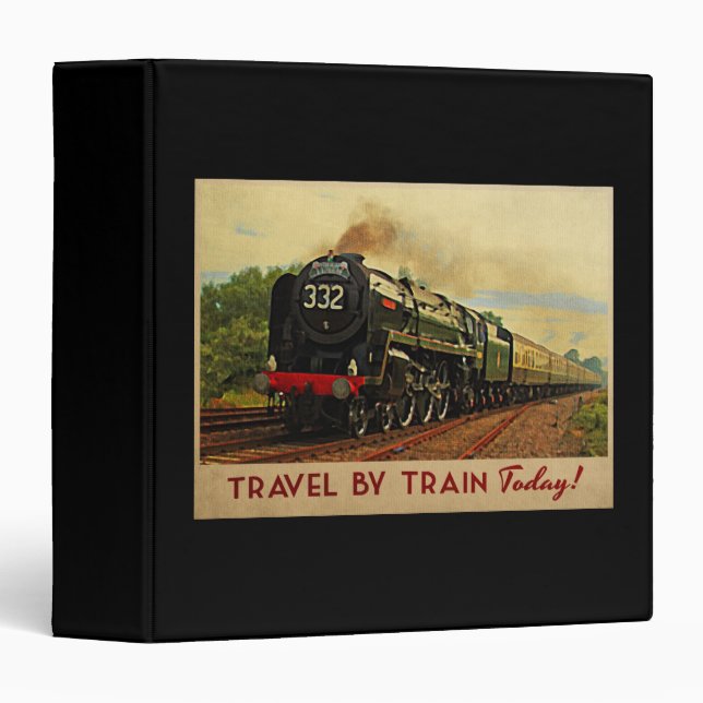 Travel By Train Binder (Front/Spine)