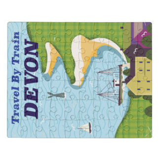 Travel By Train Devon Jigsaw Puzzle