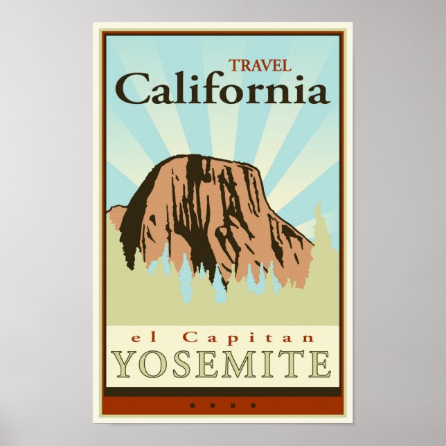 Travel California Poster (Front)