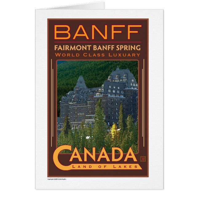 TRAVEL-Canada-Banff Cards (Front)