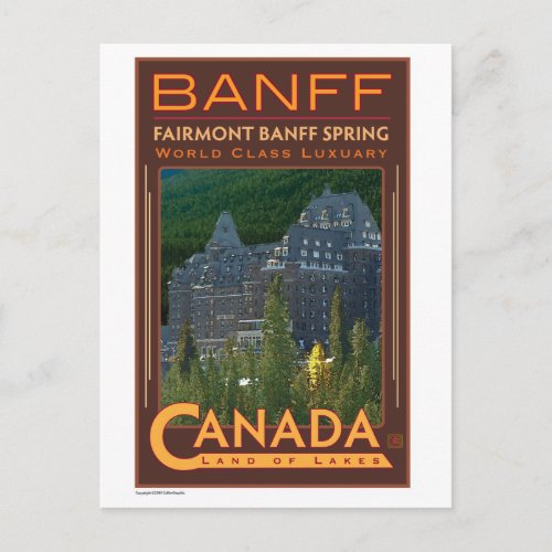 TRAVEL_Canada_Banff_ Postcard