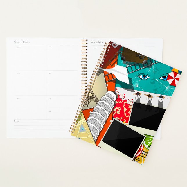 Travel Collage with Iconic Landmarks Vacation  Planner (Creator Uploaded)