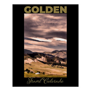 Travel Colorado, vintage travel poster, Poster