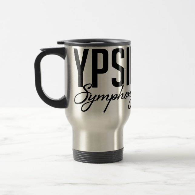 Travel/Commuter Mug, 15 oz Travel Mug (Left)