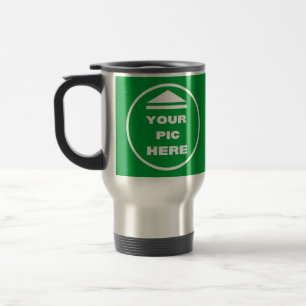 Travel/Commuter Mug - Add Image - Stainless Steel