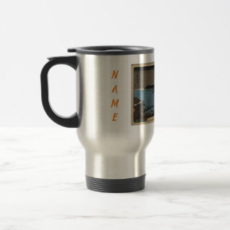 TRAVEL/COMMUTER MUG W/ CUSTOM NAME JAPANESE PRINT